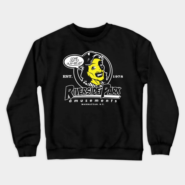 Riverside Park Amusements Crewneck Sweatshirt by boltfromtheblue